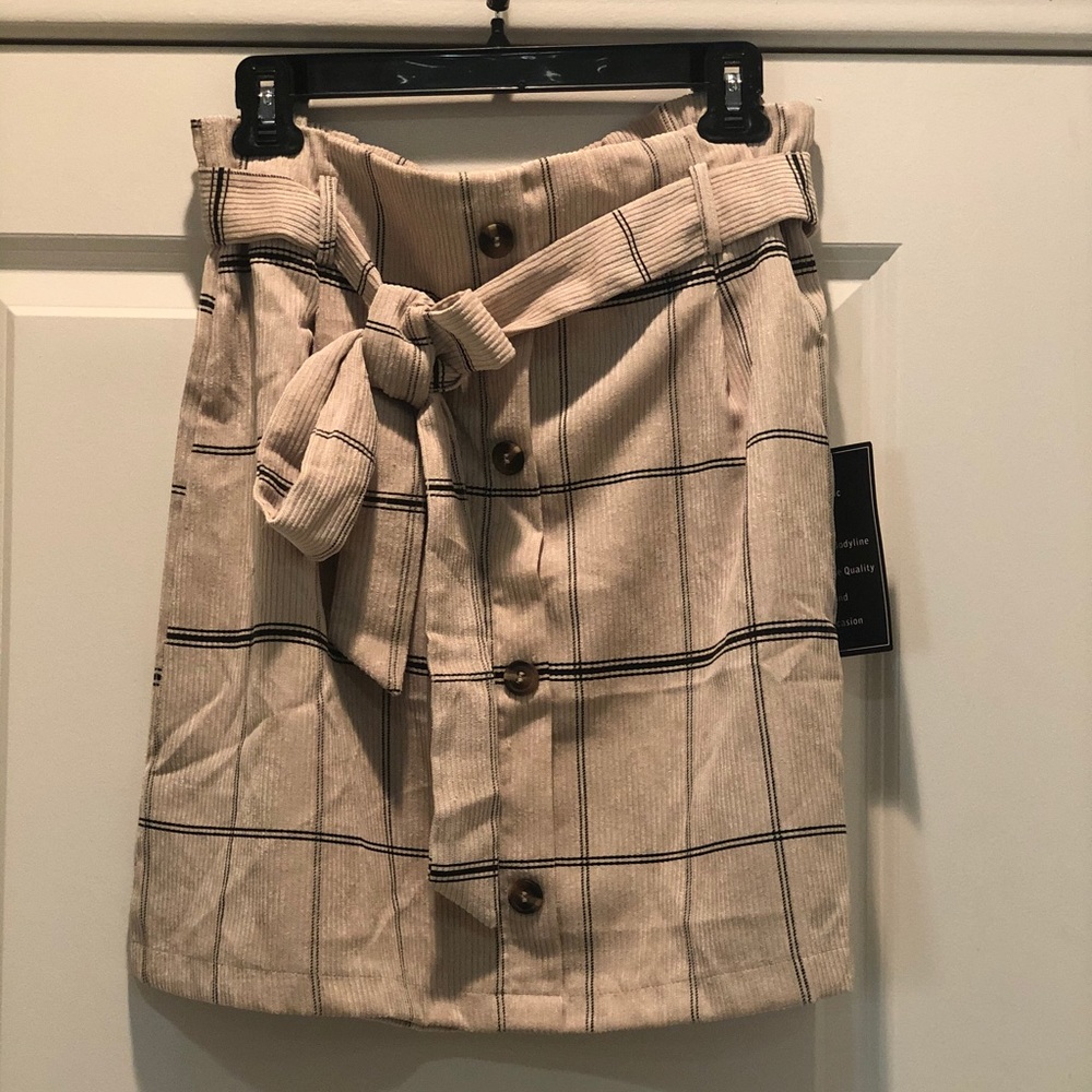 Plaid skirt